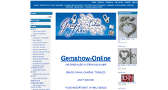 Desktop Screenshot of gemshow-online.com