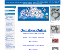Tablet Screenshot of gemshow-online.com